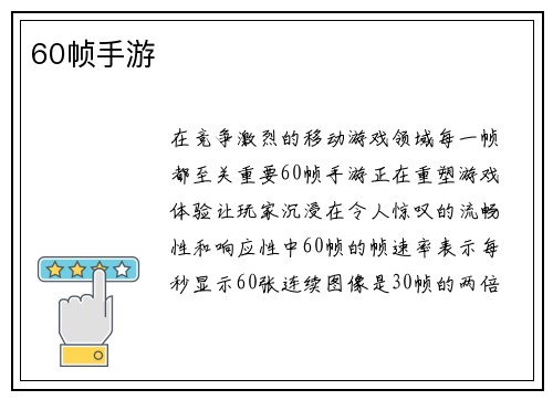 60帧手游